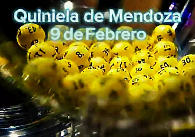 Quiniela de Mendoza del 9 de febrero