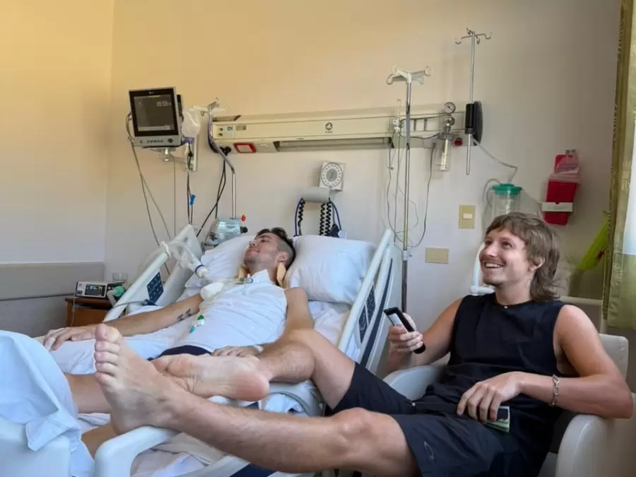 Juan Cruz Yacopini se recupera en Buenos Aires del accidente que sufri� en diciembre del 2024 en El Carrizal/ Fuente: Instagram Juan Cruz Yacopini