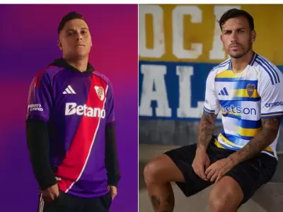 River y Boca presentaron sus camisetas alternativas.