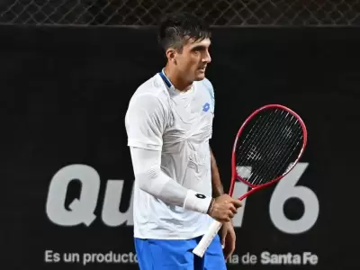 Rom�n Burruchaga y un gran triunfo