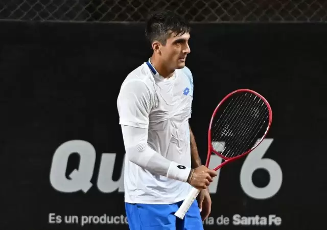 Rom�n Burruchaga y un gran triunfo