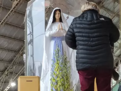 Virgen de Lourdes en El Challao
