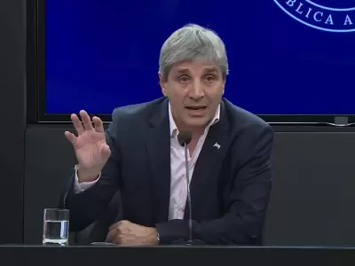 Ministro de Econom�a Luis Caputo
