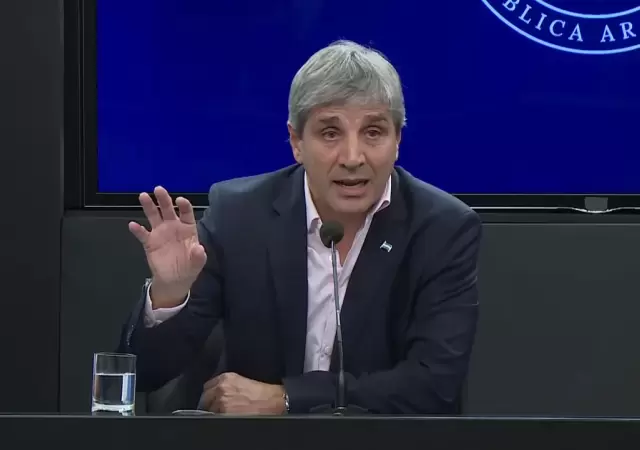 Ministro de Econom�a Luis Caputo