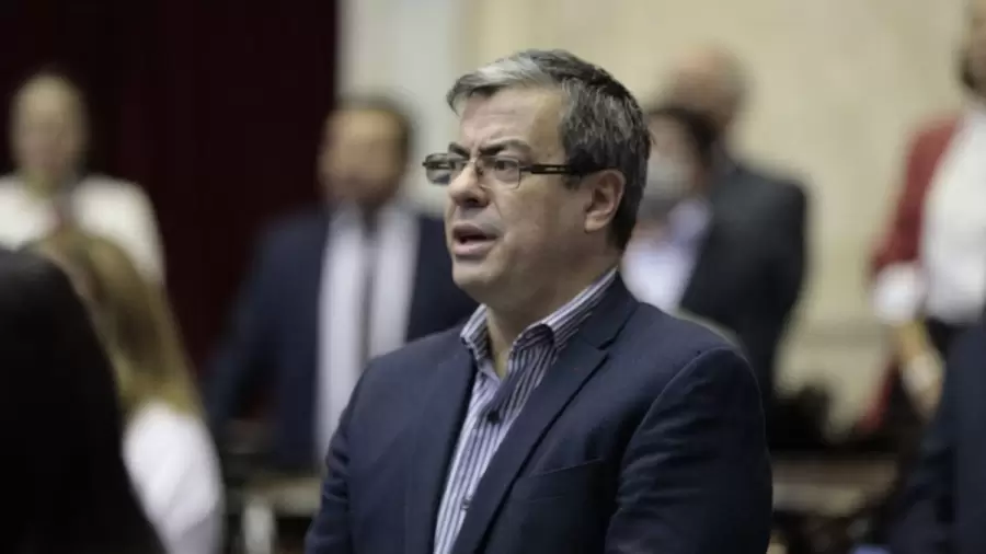 Germ�n Mart�nez, lider de la bancada peronista