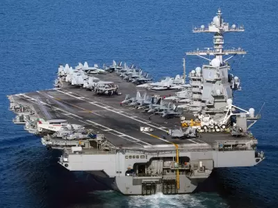 El USS Gerald Ford deja el Caribe y se dirige al Golfo P�rsico.