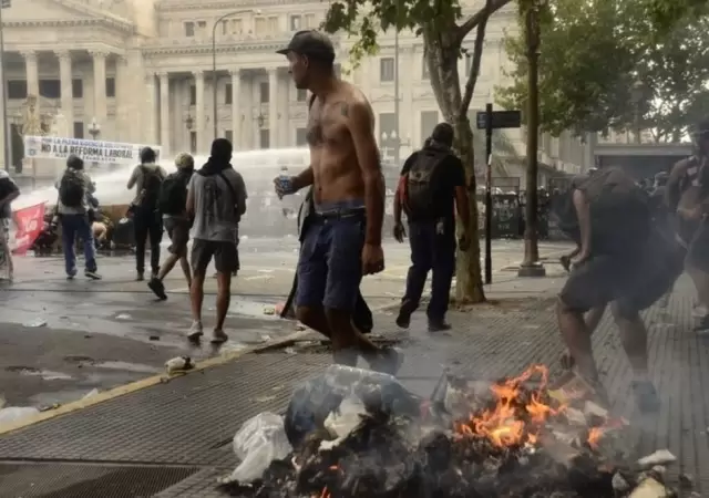 Disturbios en el Congreso