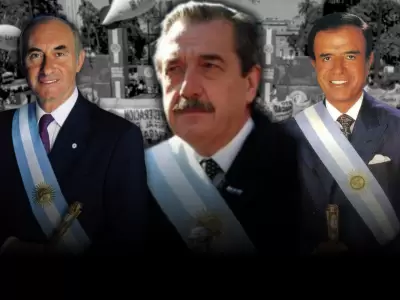 Ra�l Alfons�n lidera el podio sindical con 13 huelgas.