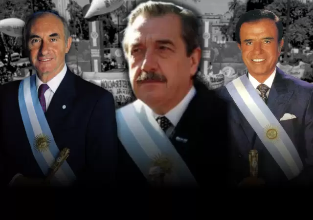 Ra�l Alfons�n lidera el podio sindical con 13 huelgas.