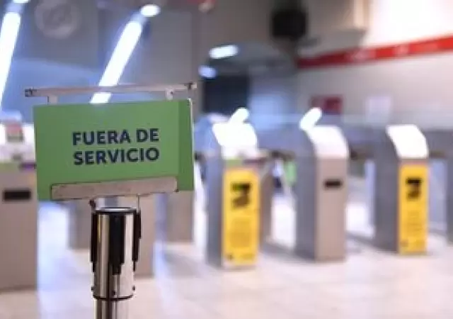paro subtes fuera de servicio