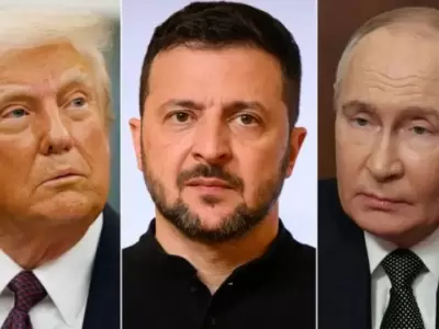 Trump, Zelenski y Putin