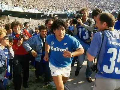 Diego Armando Maradona en el Napoli