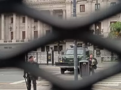 Modernizaci�n Laboral: Congreso blindado ante masiva protesta