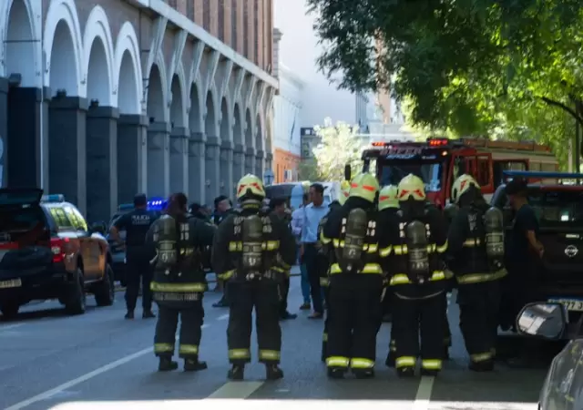 La explosi�n dej� uniformados heridos