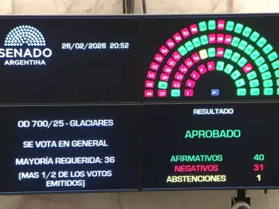 La iniciativa se aprob� con 40 votos afirmativos, recibi� 31 rechazos y una abstenci�n, y ahora la escena se trasladar� a la C�mara de Diputados.