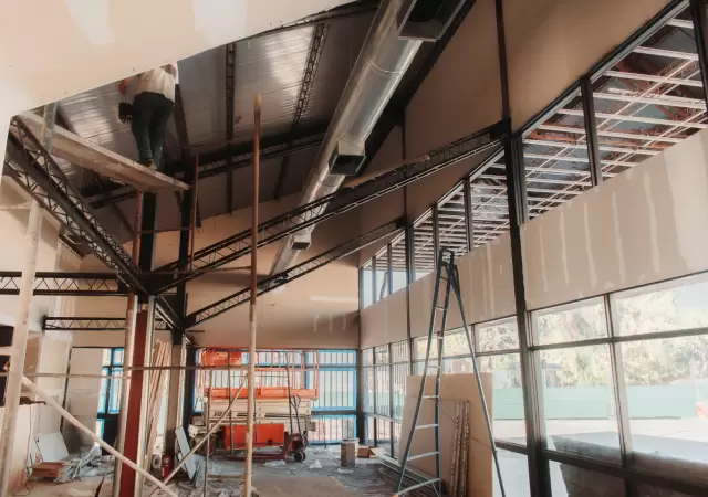Avances de obras en la Terminal de Tupungato
