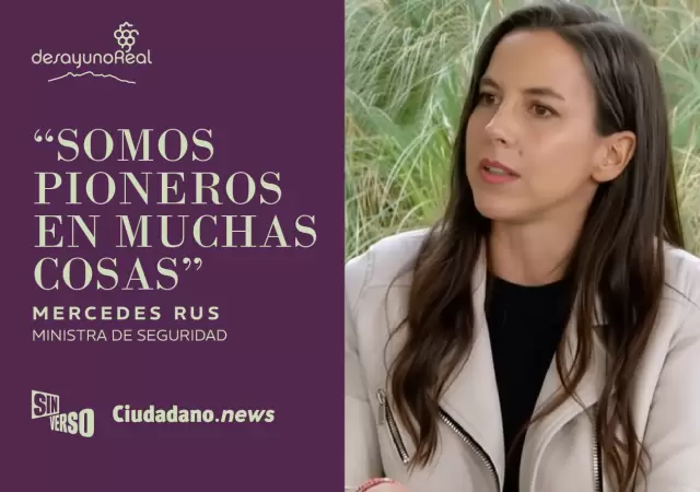 La ministra Mercedes Rus estuvo presente en Desayuno Real y detall� c�mo la provincia lidera la lucha contra el crimen.