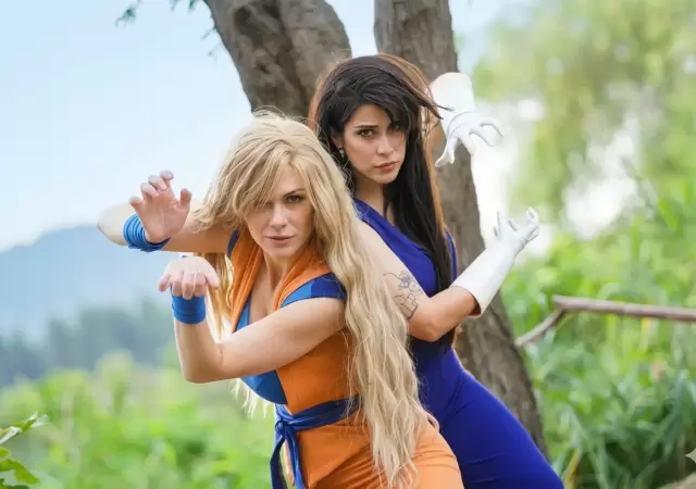 Lilia Lemoine y Candela Vidal homenajearon al creador de Dragon Ball