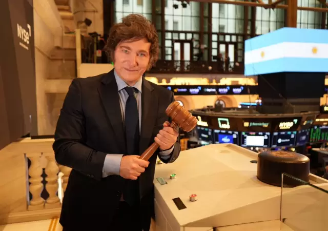 javier milei en nueva york
