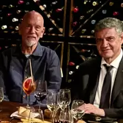 John Malkovich cen� con Jorge Macri en la parrilla m�s famosa de la Ciudad