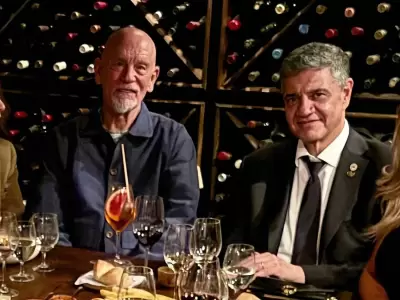 John Malkovich y Jorge Macri cenaron en Don Julio.