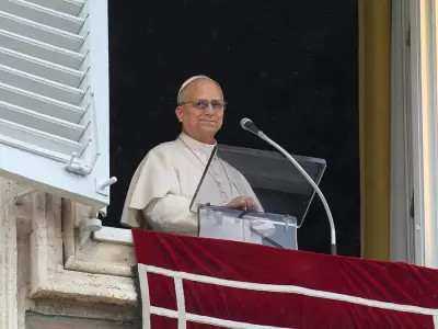 El Sumo Pont�fice Le�n XIV se asom� a la ventana del Palacio Apost�lico para exigir el fin de las hostilidades.