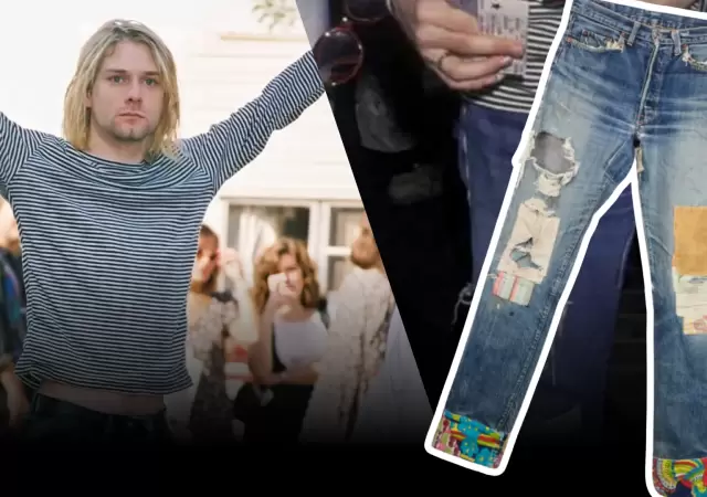 Por qu� unos Levi's rotos de Kurt Cobain valen una fortuna.