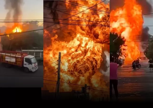 Tres trabajadores permanecen internados tras la explosi�n.