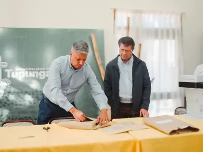 Tupungato realiz� la apertura de sobres para la licitaci�n de la obra "Acueducto Centro".