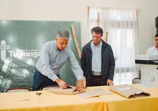 Tupungato realiz� la apertura de sobres para la licitaci�n de la obra "Acueducto Centro".