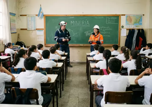 MINER�A A PUERTAS ABIERTAS: El programa que busca derribar prejuicios en las escuelas