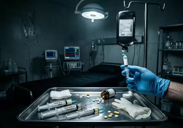 El cuerpo del anestesista fue encontrado con una v�a intravenosa conectada