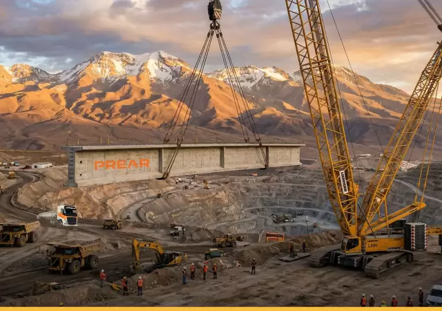 Conectividad estrat�gica: Prear ya fabrica las vigas y alcantarillas que permiten el acceso a los principales yacimientos mineros de Cuyo.