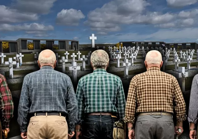 El grupo de veteranos de Maip� que concretar� el hist�rico regreso a las islas tras 44 a�os.