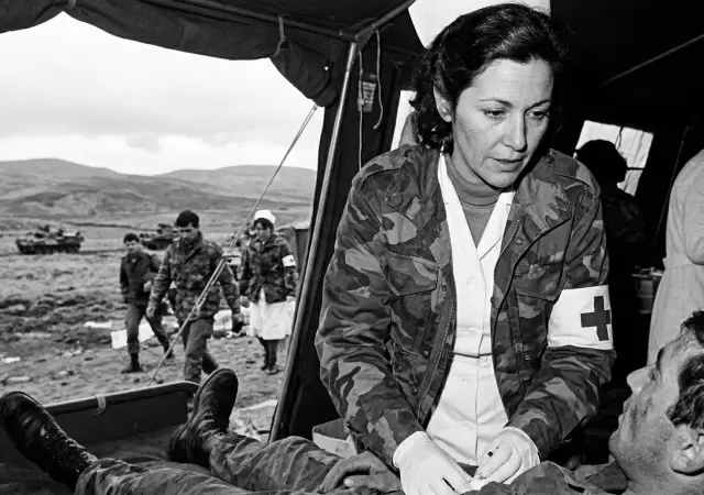 enfermeras en la guerra