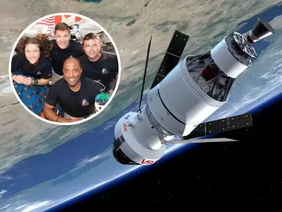 La tripulaci�n aterriza en el Pac�fico, y cierra la etapa de Artemis II