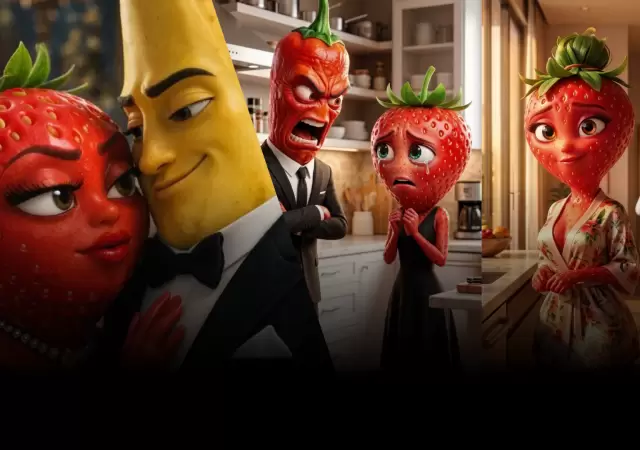 Miniseries creadas con IA que mezclan drama cl�sico y frutas parlantes.