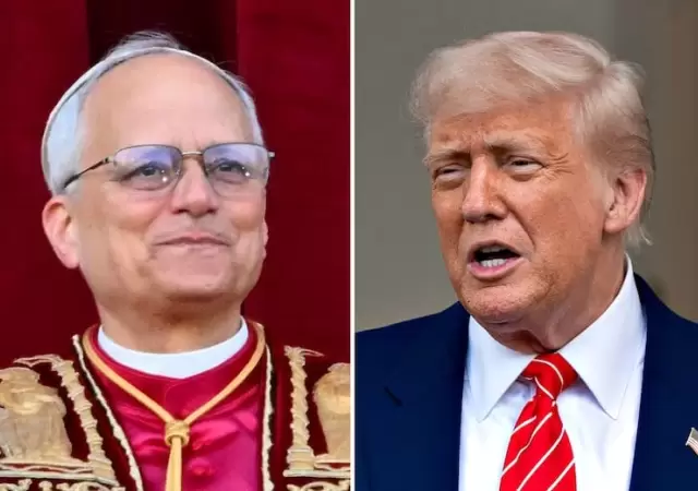Donald Trump arremetio contra el Papa Leon XIV