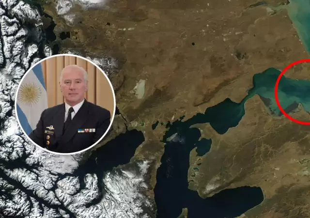 Boca de Magallanes. Jefe del Servicio de Hidrograf�a Naval Hern�n Montero