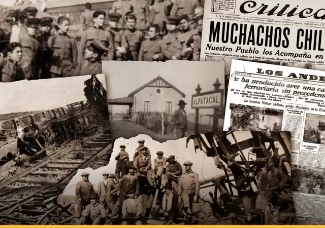Impacto hist�rico: restos del choque ferroviario ocurrido en la estaci�n Alpatacal el 7 de julio de 1927, donde perdieron la vida 30 personas.