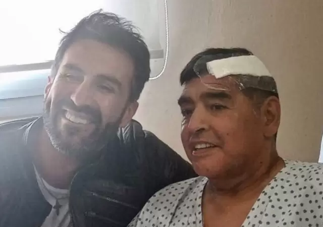 Leopoldo Luque y Diego Armando Maradona