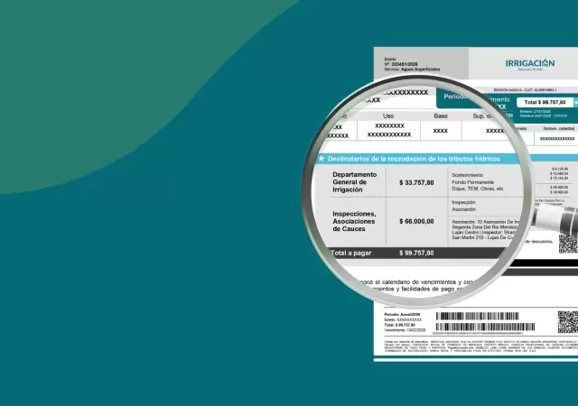 Nuevo boleto de Irrigaci�n: Gu�a de �tems, costos y gesti�n de las Inspecciones