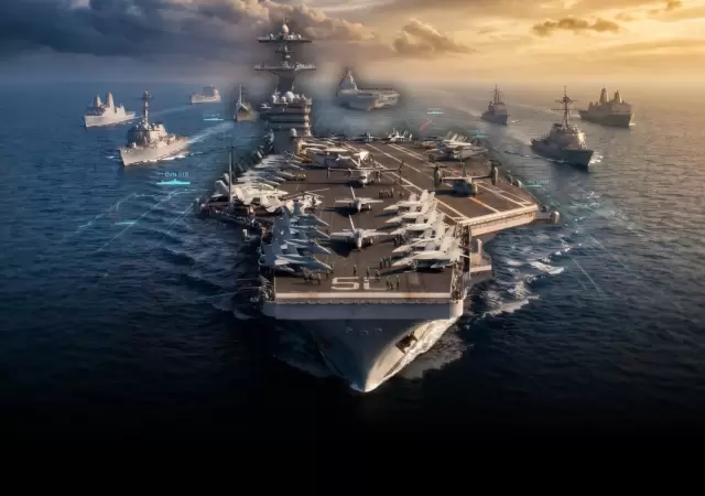 La verdad detr�s del mega portaaviones USS Nimitz en Argentina