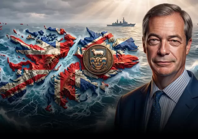 Farage y su advertencia sobre las Islas Malvinas.
