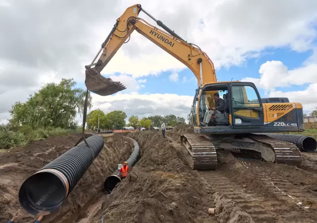 Una obra estrat�gica en el Canal Calise cambiar� la forma de regar en San Carlos.