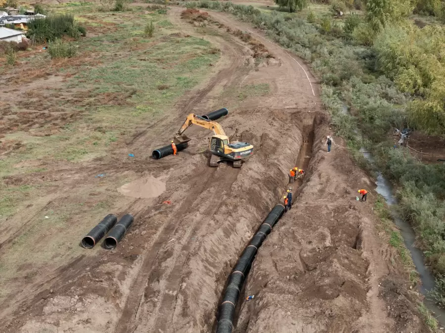 Una obra estrat�gica en el Canal Calise cambiar� la forma de regar en San Carlos.