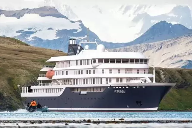 El crucero del brote, el MV Hondius