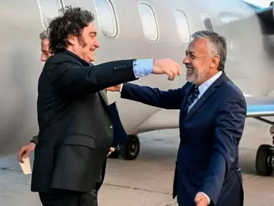 Cornejo y Javier Milei