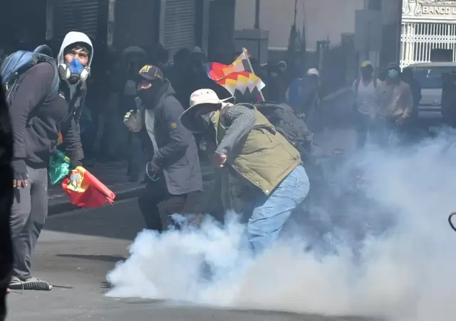 Protestas en Bolivia