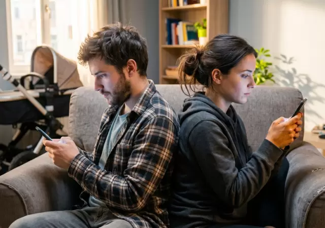 Fantas�a virtual y desilusi�n: c�mo las redes sociales y los celulares est�n frenando la natalidad.